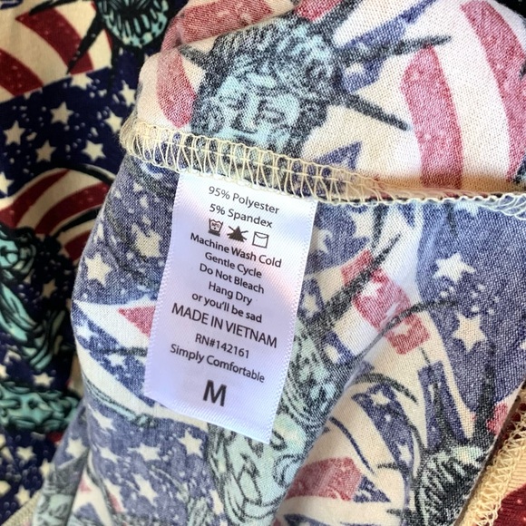 LuLaRoe Lady Statue of Liberty Americana Irma Tunic High Low Top Bundle Lot New - Picture 6 of 14